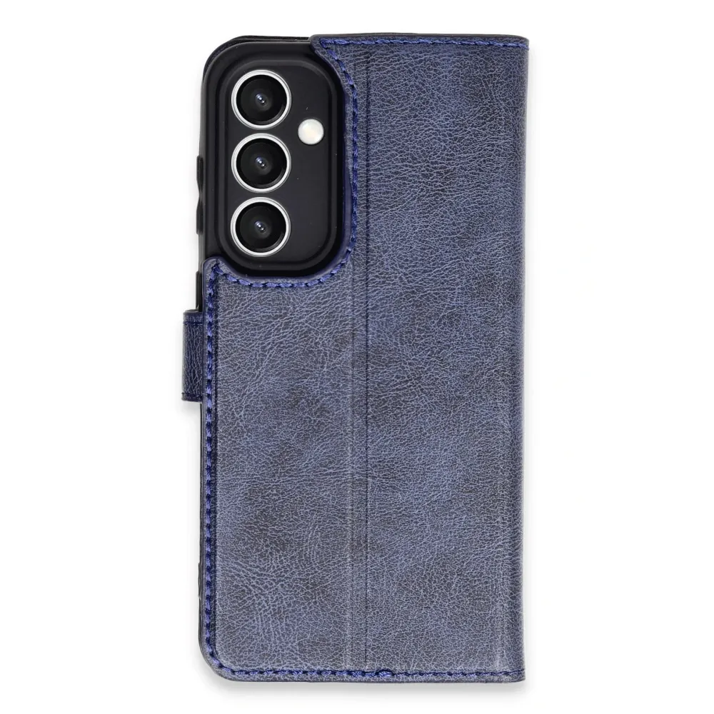 Newface Samsung Galaxy S23 Fe Kılıf Trend S Plus Kapaklı Kılıf - Lacivert