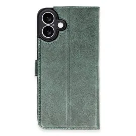 Newface Iphone 16 Plus Kılıf Trend S Plus Kapaklı Kılıf - Yeşil