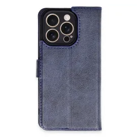 Newface Iphone 16 Pro Kılıf Trend S Plus Kapaklı Kılıf - Lacivert