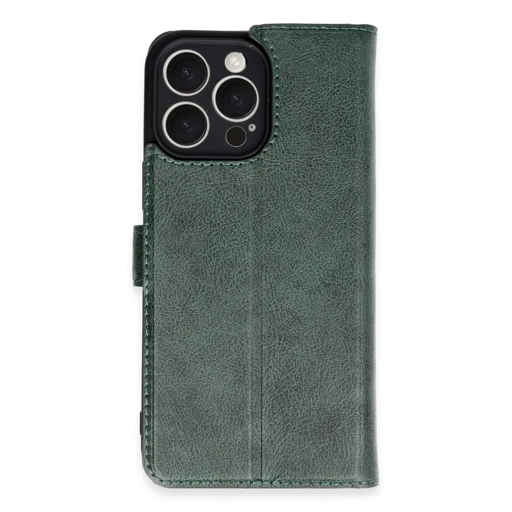 Newface Iphone 16 Pro Max Kılıf Trend S Plus Kapaklı Kılıf - Yeşil