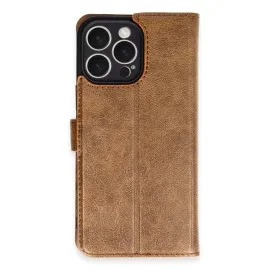 Newface Iphone 16 Pro Max Kılıf Trend S Plus Kapaklı Kılıf - Taba