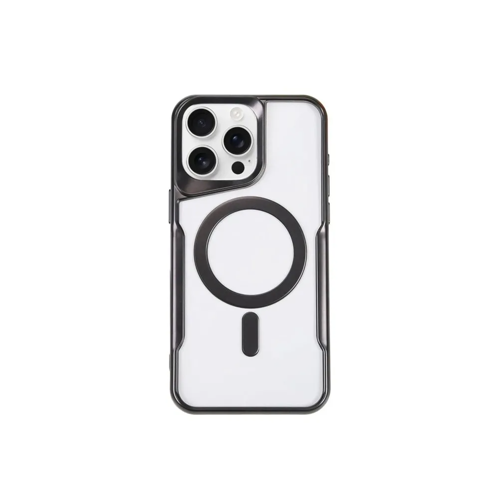 Newface Iphone 11 Pro Max Kılıf Boyi Magsafe Silikon Kapak - Siyah