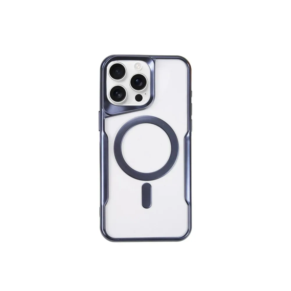 Newface Iphone 11 Pro Max Kılıf Boyi Magsafe Silikon Kapak - Lacivert