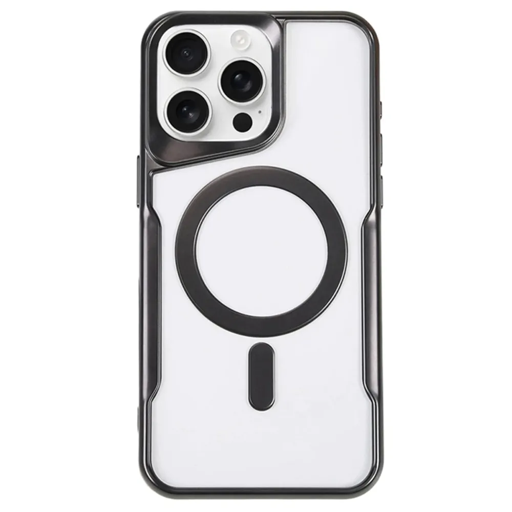 Newface Iphone 14 Pro Kılıf Boyi Magsafe Silikon Kapak - Siyah