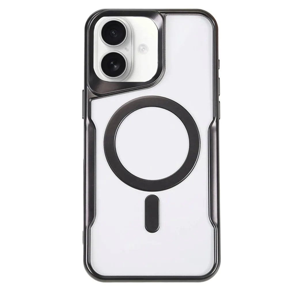 Newface Iphone 16 Kılıf Boyi Magsafe Silikon Kapak - Siyah