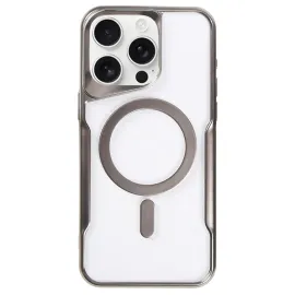 Newface Iphone 16 Pro Max Kılıf Boyi Magsafe Silikon Kapak - Titan Gri