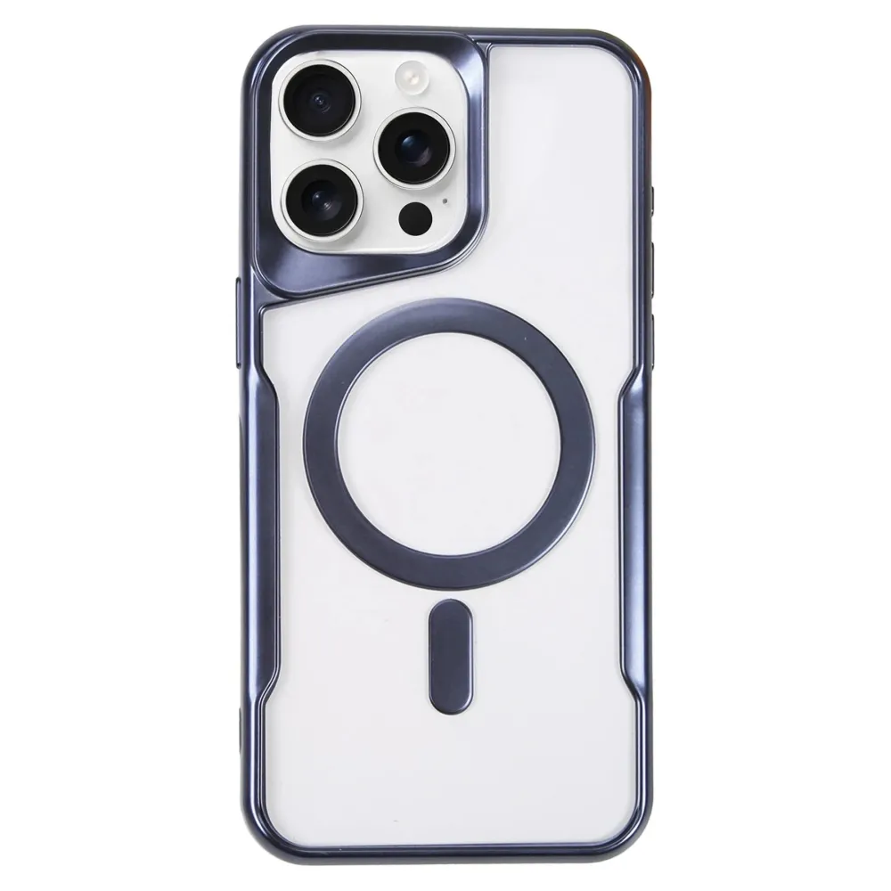 Newface Iphone 16 Pro Max Kılıf Boyi Magsafe Silikon Kapak - Lacivert