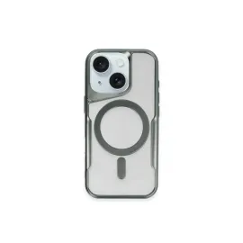 Newface iPhone 14 Kılıf Boyi Magsafe Silikon Kapak - Yeşil