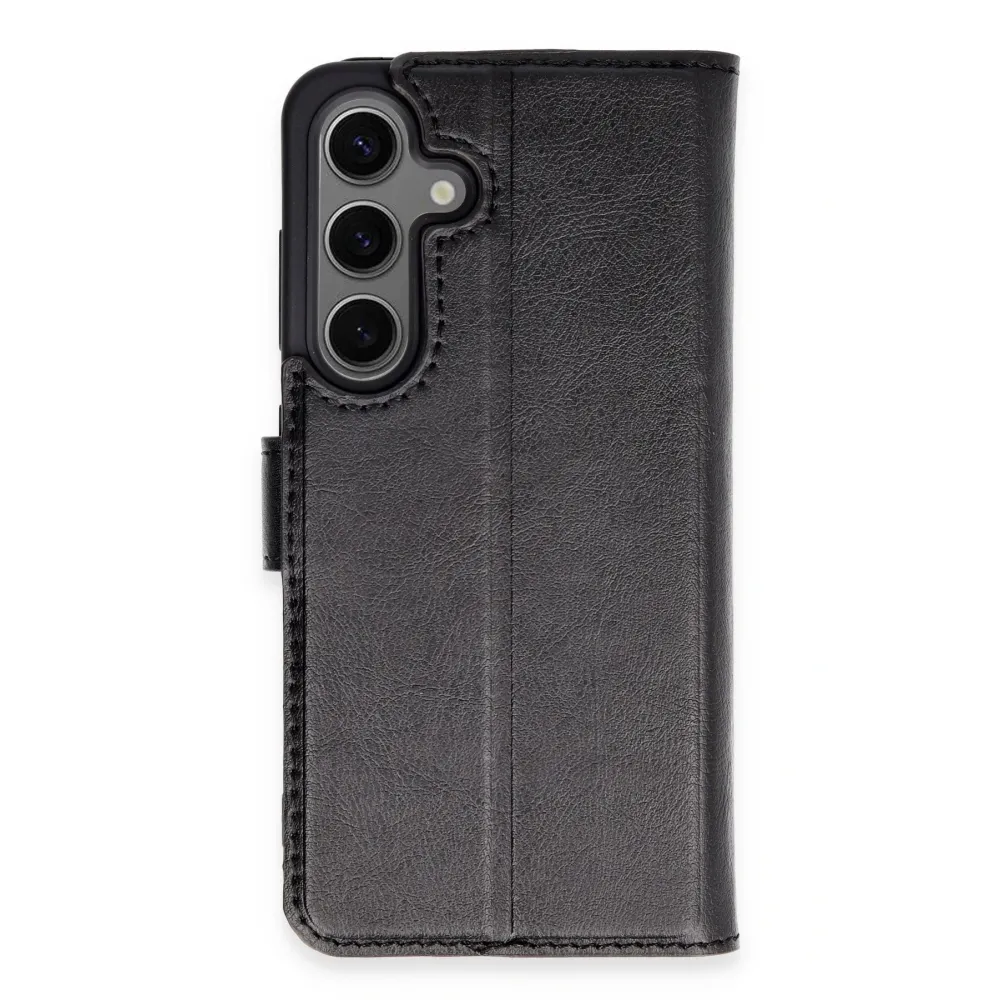 Newface Samsung Galaxy S24 Kılıf Trend S Plus Kapaklı Kılıf - Siyah