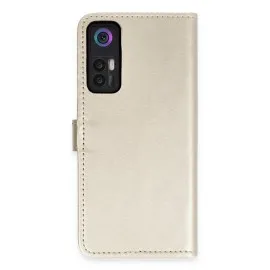 Newface Tcl 30 Kılıf Trend S Plus Kapaklı Kılıf - Gold
