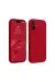 Newface Iphone 16 Kılıf First Silikon - Kırmızı