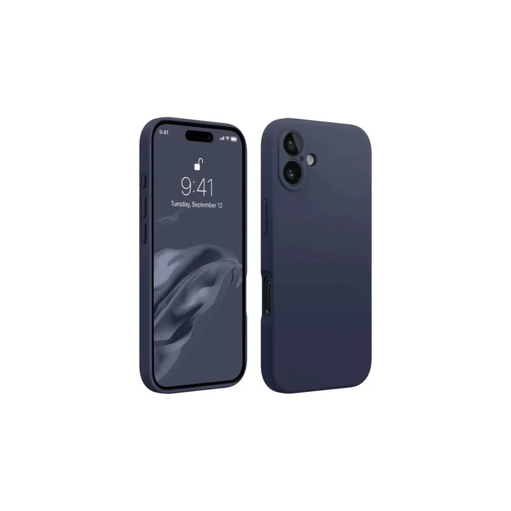 Newface Iphone 16 Plus Kılıf First Silikon - Lacivert