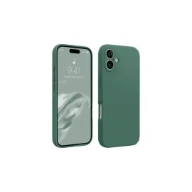 Newface Iphone 16 Plus Kılıf First Silikon - Koyu Yeşil