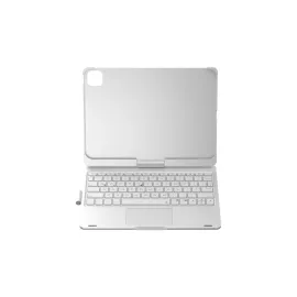 Newface iPad Pro 11 (2024) F11 ATS Kılıf Magic Dönen Klavyeli Tablet Kılıf - Gümüş