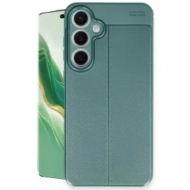 Newface Samsung Galaxy S24 Fe Kılıf Auto Focus Kapak - Koyu Yeşil