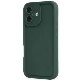 Newface Iphone 16 Kılıf Viera Silikon - Koyu Yeşil