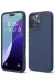 Newface Iphone 16 Pro Kılıf Nano Içi Kadife Silikon - Lacivert