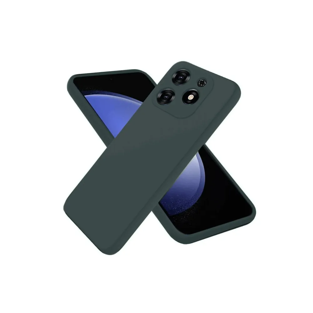 Newface Tecno Spark Go 2024 Kılıf First Silikon - Koyu Yeşil