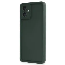 Newface Samsung Galaxy A06 Kılıf Viera Silikon - Koyu Yeşil
