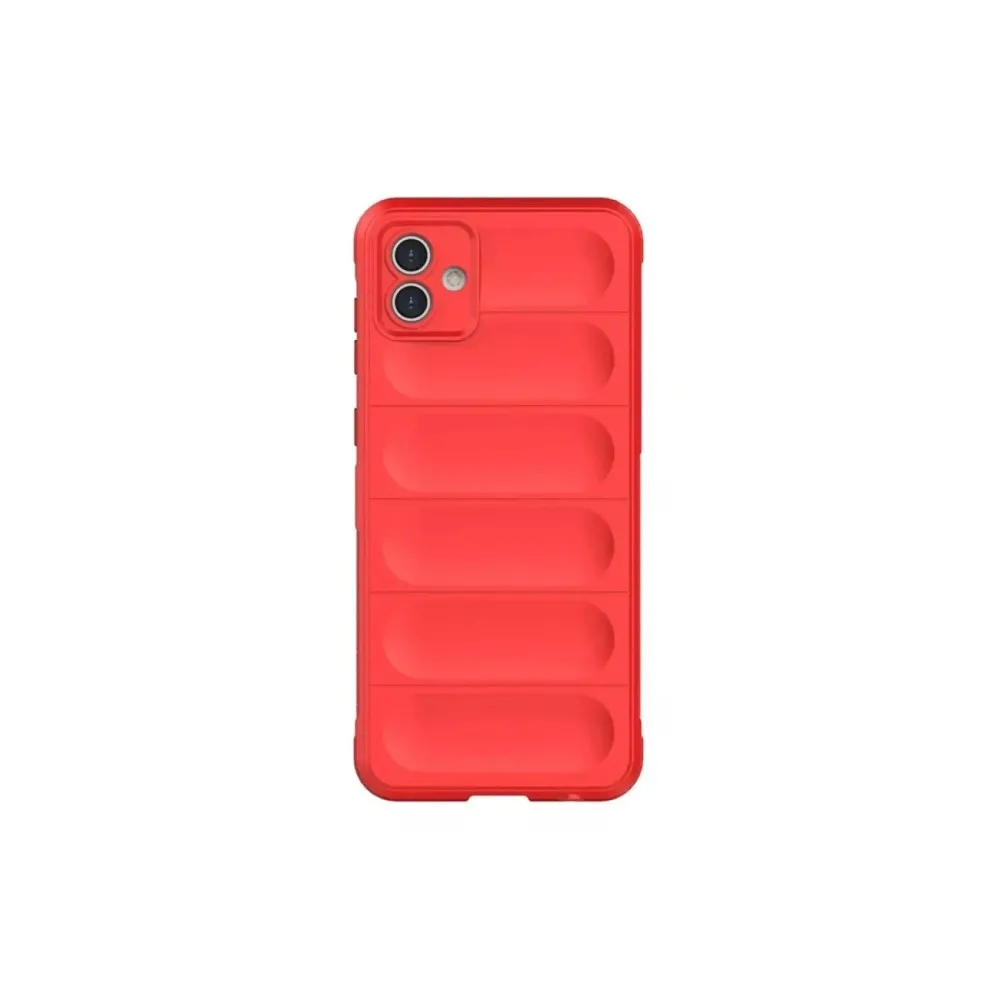 Newface Samsung Galaxy A06 Kılıf Optimum Silikon - Kırmızı