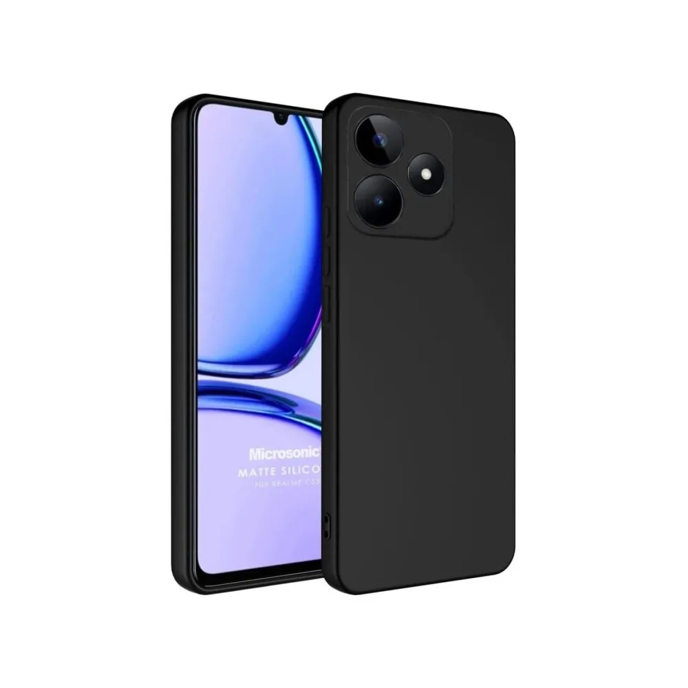 Newface Realme C61 Kılıf First Silikon - Siyah