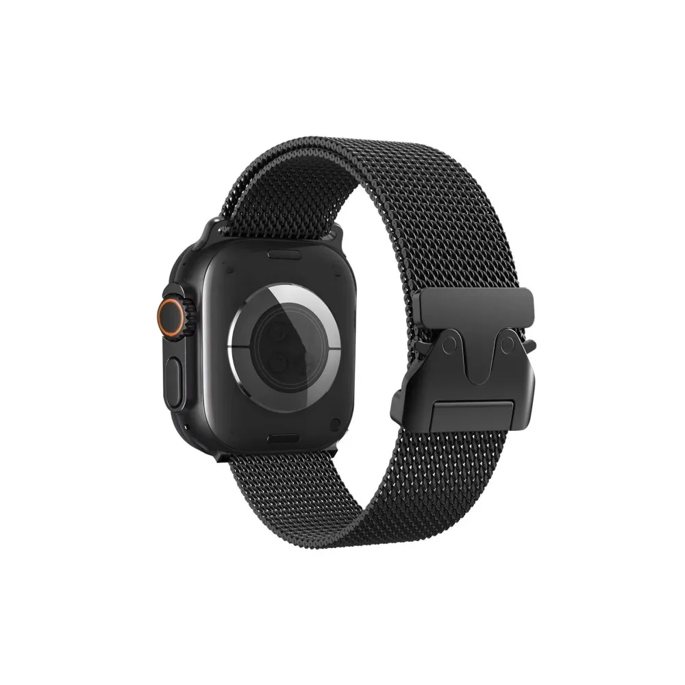 Newface Apple Watch 42Mm Milano Metal Kordon - Siyah