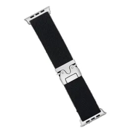 Newface Apple Watch 42Mm Forest Kumaş Kordon - Siyah