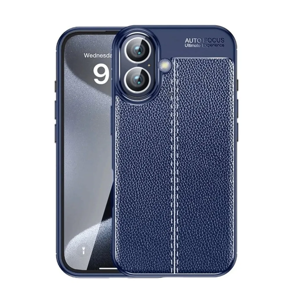 Newface Iphone 16 Kılıf Auto Focus Kapak - Lacivert