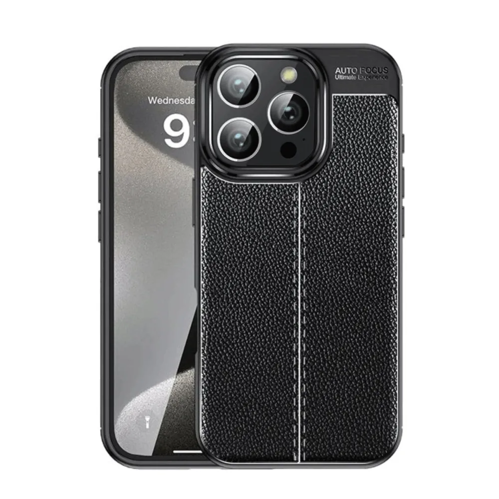 Newface Iphone 16 Pro Max Kılıf Auto Focus Kapak - Siyah