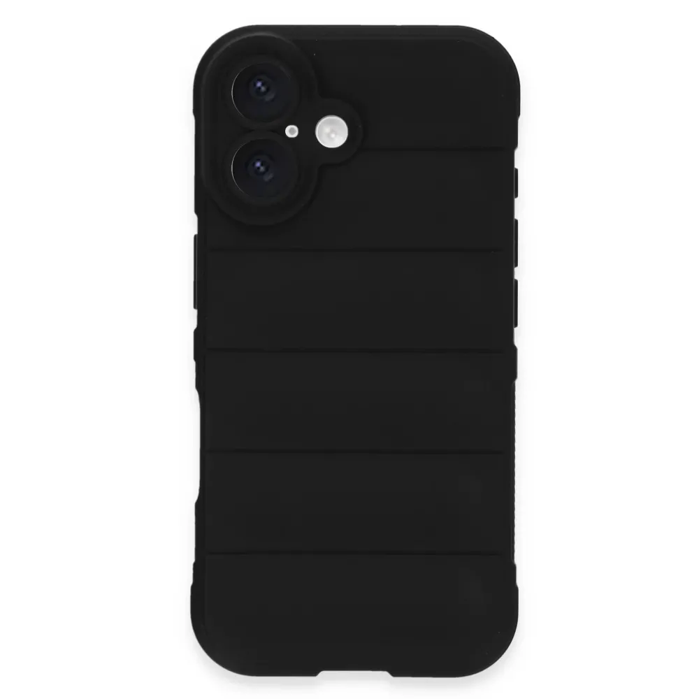 Newface Iphone 16 Plus Kılıf Optimum Silikon - Siyah