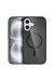 Newface Iphone 16 Plus Kılıf Glow Magsafe Kapak - Siyah