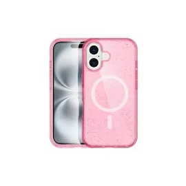 Newface iPhone 16 Plus Kılıf Glow Magsafe Kapak - Pembe