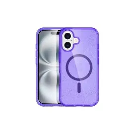 Newface Iphone 16 Plus Kılıf Glow Magsafe Kapak - Mor