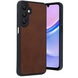 Newface Samsung Galaxy A16 5G Kılıf Aras Deri Kapak - Taba