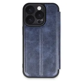 Newface Iphone 16 Pro Max Kılıf Flip Cover - Lacivert