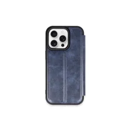Newface Iphone 15 Pro Max Kılıf Flip Cover - Lacivert