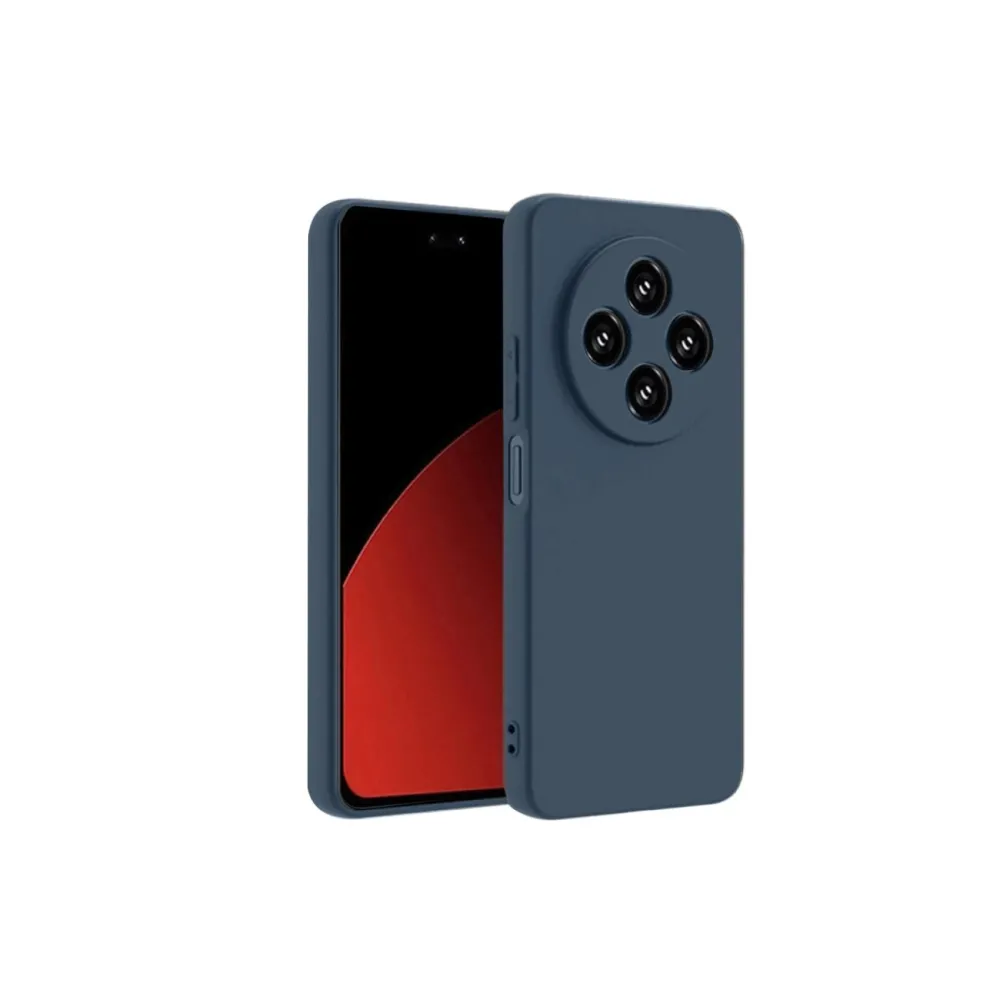 Newface Xiaomi Redmi 14C Kılıf Nano Içi Kadife Silikon - Lacivert
