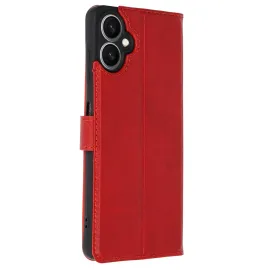 Newface Samsung Galaxy A06 Kılıf Trend S Plus Kapaklı Kılıf - Kırmızı