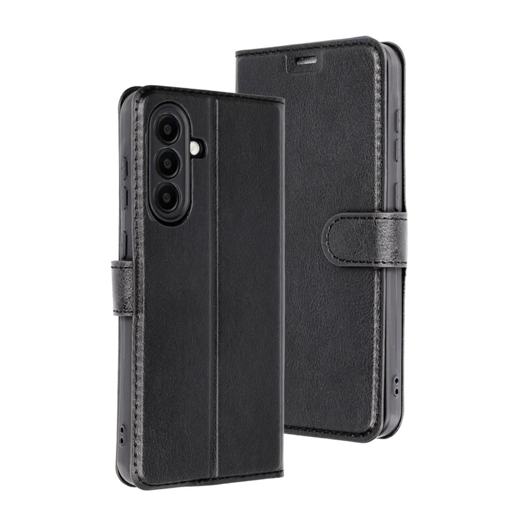 Newface Samsung Galaxy A16 5G Kılıf Trend S Plus Kapaklı Kılıf - Siyah