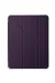 Newface iPad Pro 13 (2024) Kılıf Color Karbon Tablet Kılıfı - Derin Mor