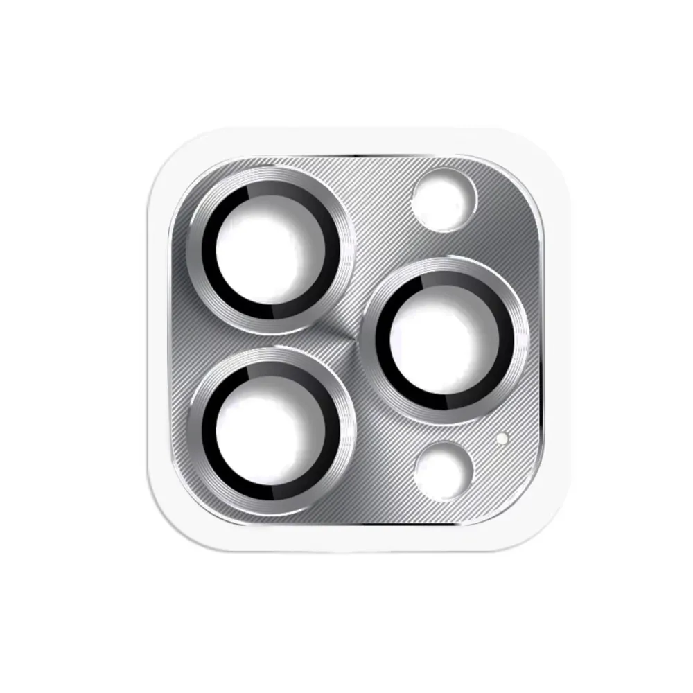 Newface iPhone 16 Pro Max Pers Alüminyum Kamera Lens - Gri