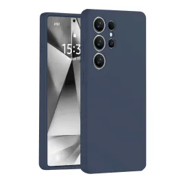 Newface Samsung Galaxy S25 Ultra Kılıf Nano Içi Kadife Silikon - Lacivert