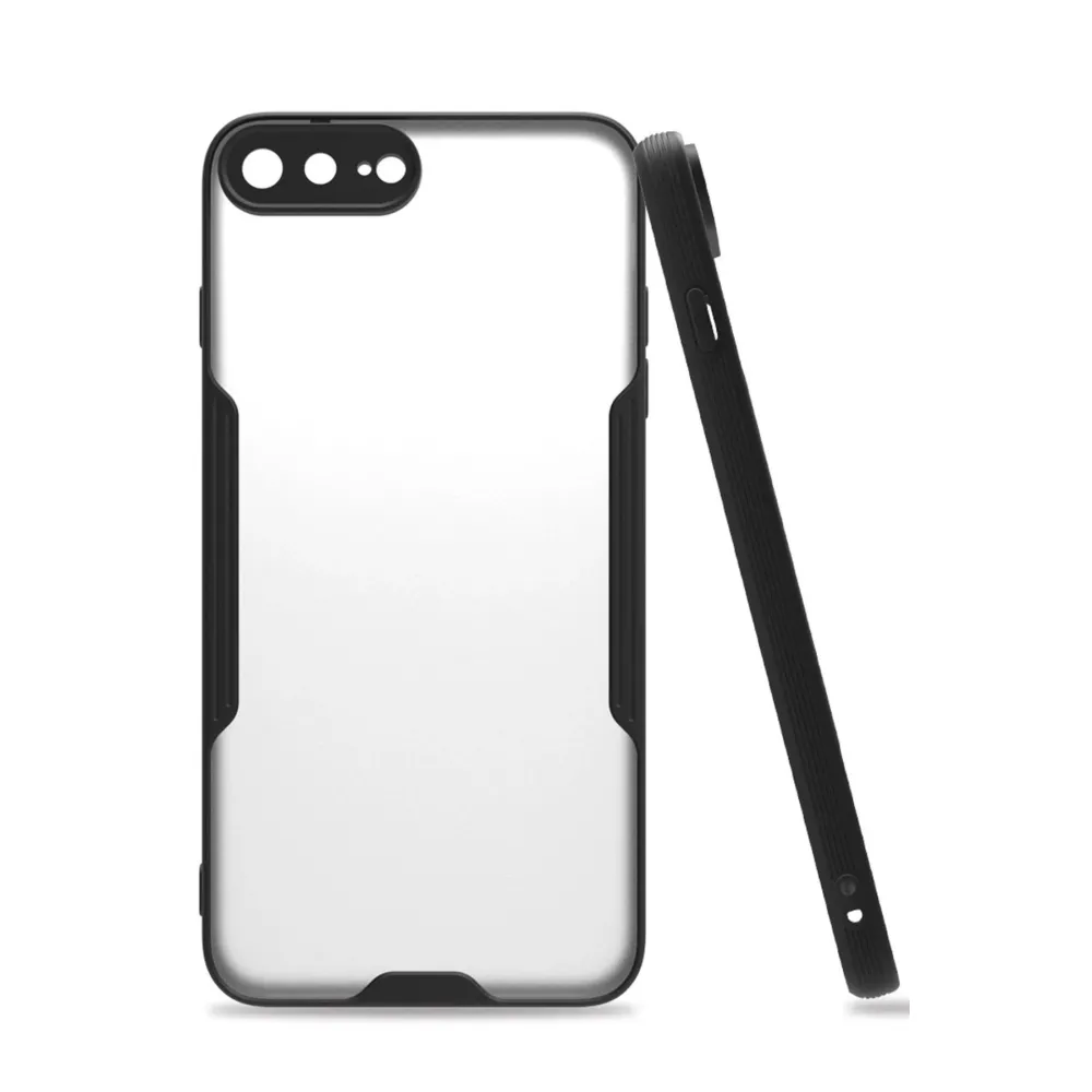 Newface Iphone 7 Plus Kılıf Platin Silikon - Siyah