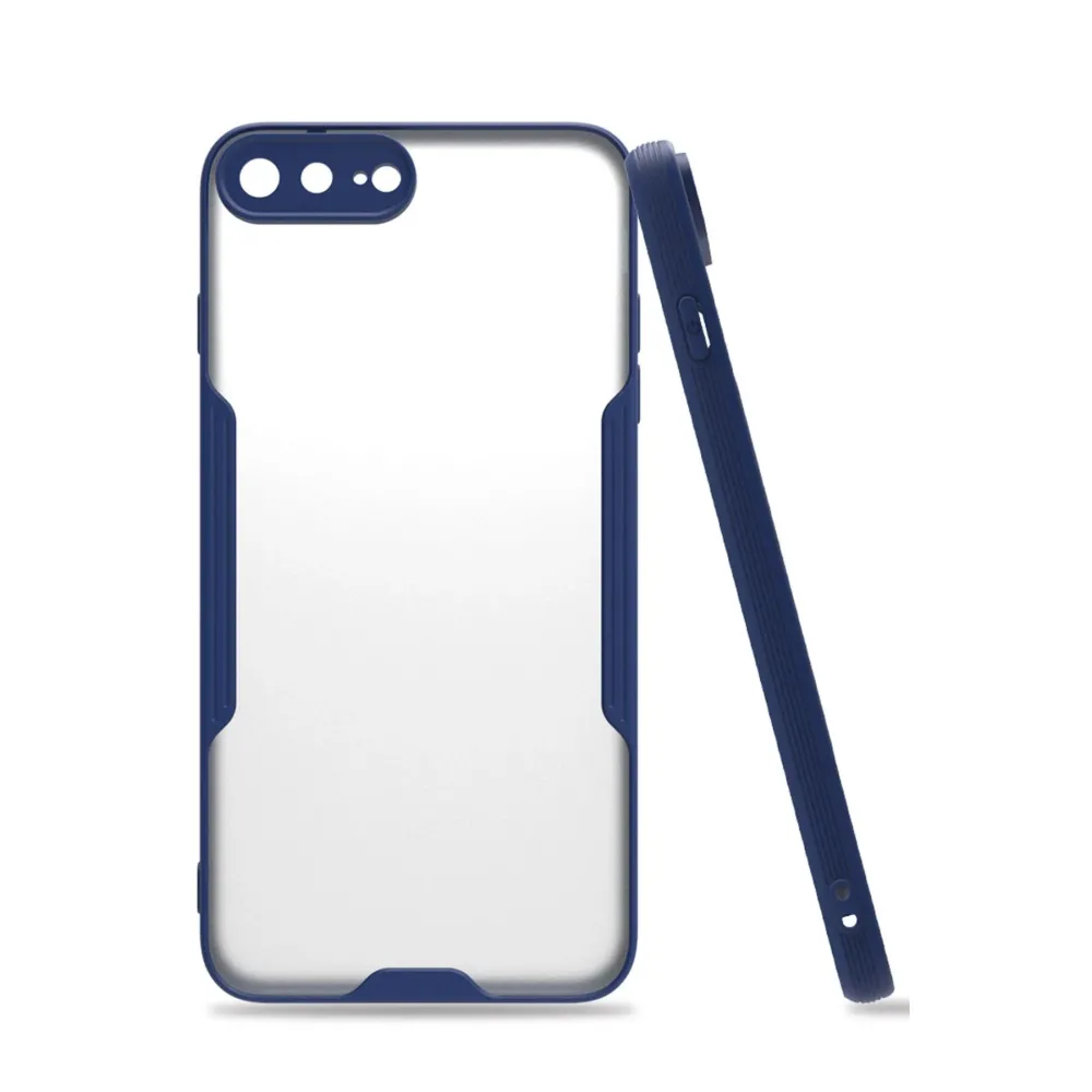 Newface Iphone 7 Plus Kılıf Platin Silikon - Lacivert