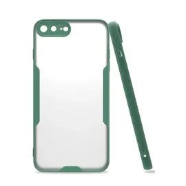 Newface Iphone 7 Plus Kılıf Platin Silikon - Yeşil