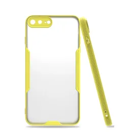 Newface Iphone 7 Plus Kılıf Platin Silikon - Sarı