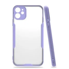 Newface iPhone 11 Kılıf Platin Silikon - Lila