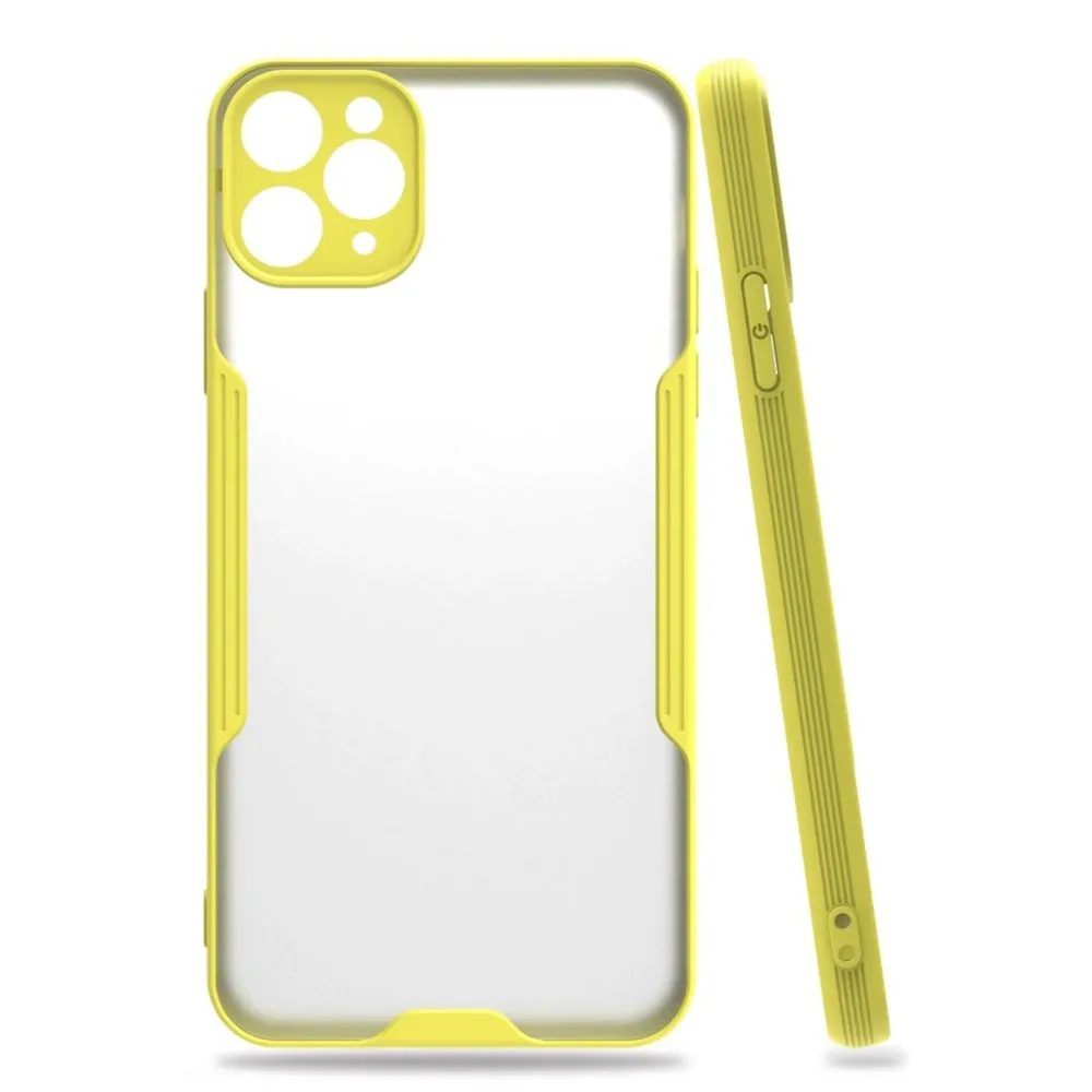 Newface Iphone 11 Pro Kılıf Platin Silikon - Sarı