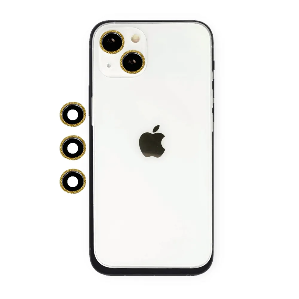 Newface Iphone 14 Shine Kamera Lens - Gold