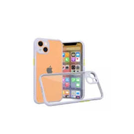 Newface Iphone 13 Mini Kılıf Miami Şeffaf Silikon - Lila